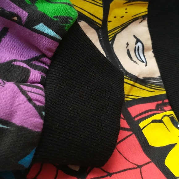 Marvel Comic Superhero Faces Sweatshirt | large - Picture 6 of 9